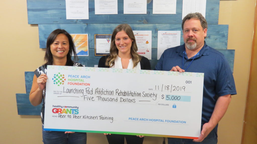 healthy community grant awarded to launching pad white rock south surrey