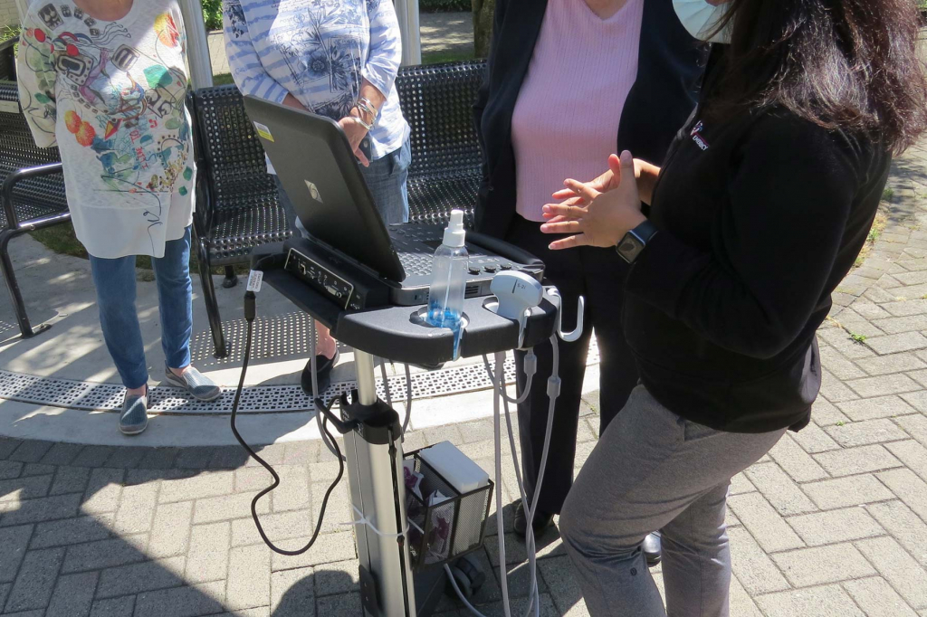 portable ultrasound peace arch hospital, megan lum clinical nurse educator