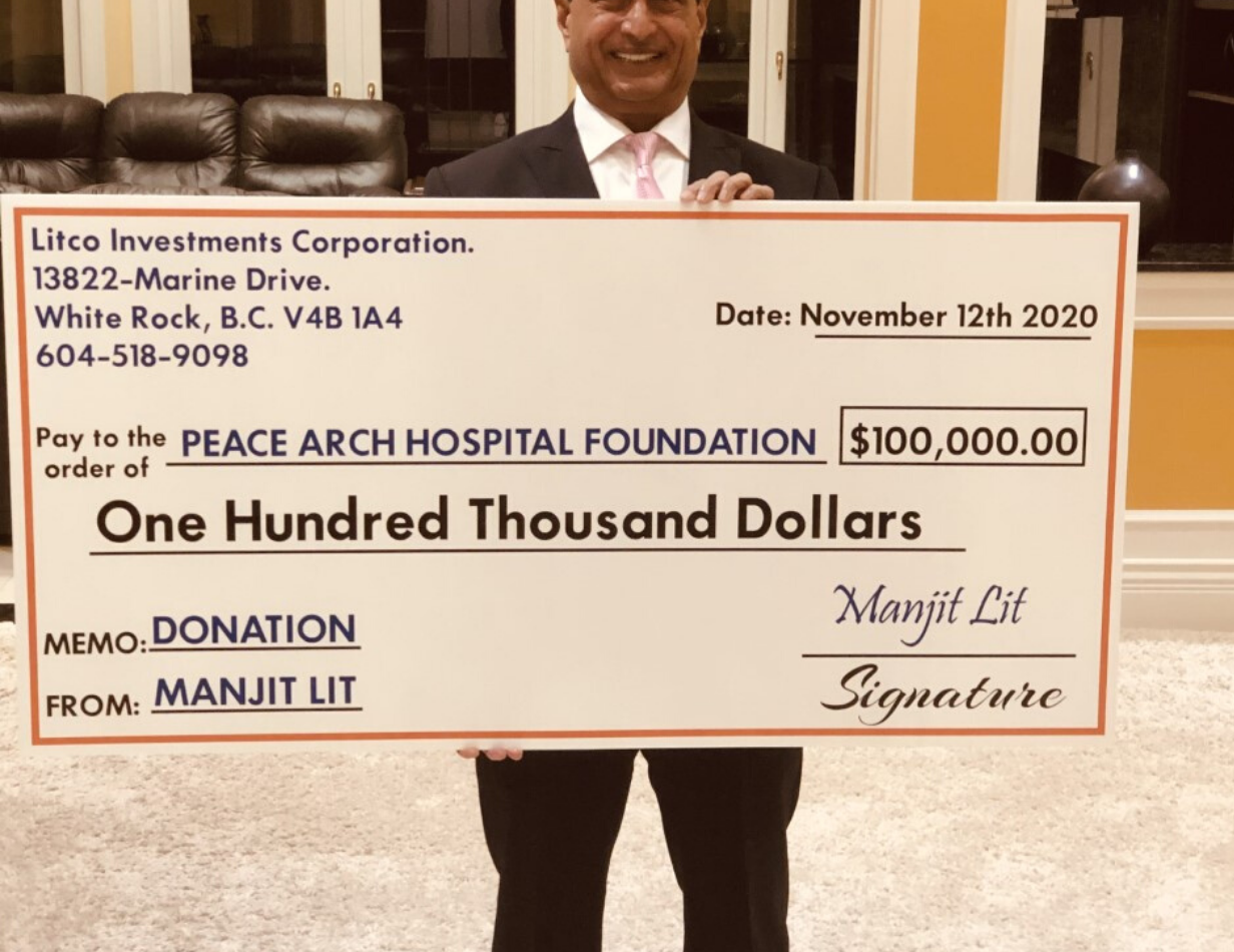 $2M in Medical Equipment - Peace Arch Hospital Foundation