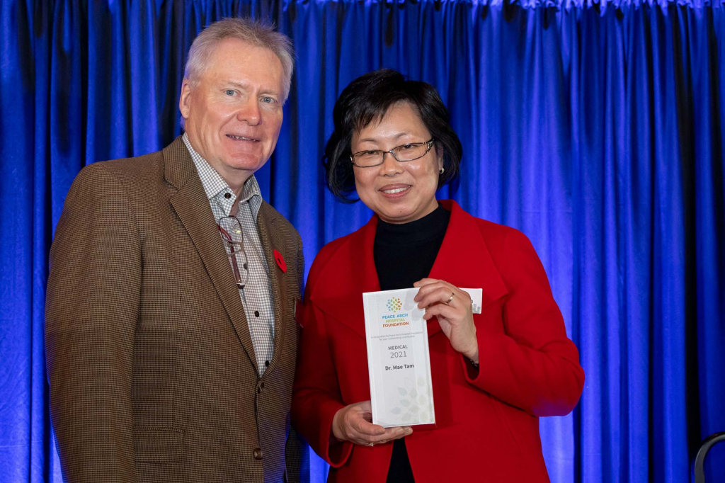 dr. mae tam white rock award peace arch hospital