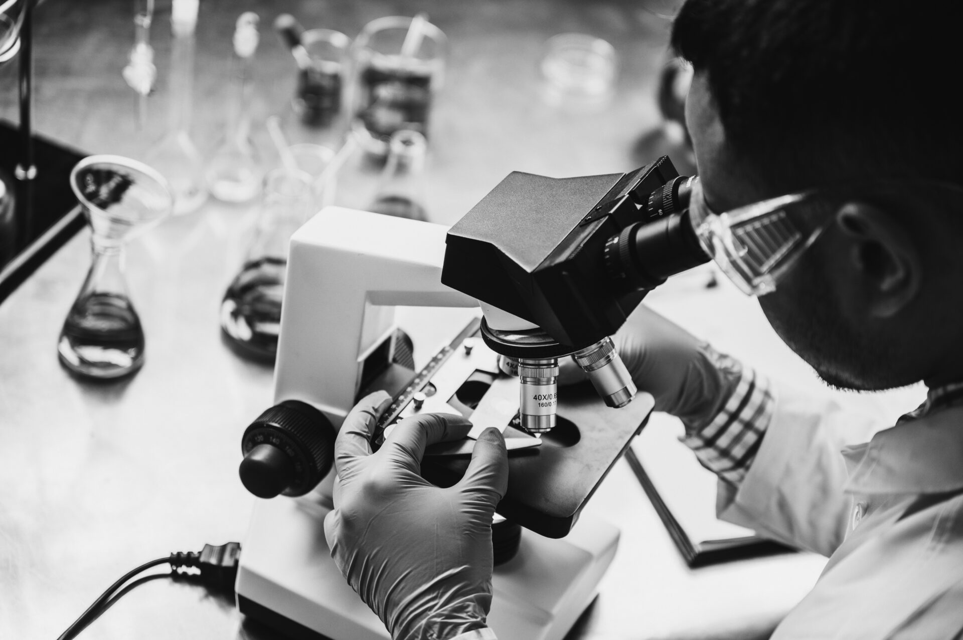 Health Care Researchers Working In Life Science Laboratory