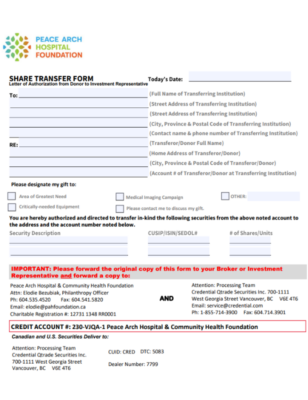 Share Transfer Form