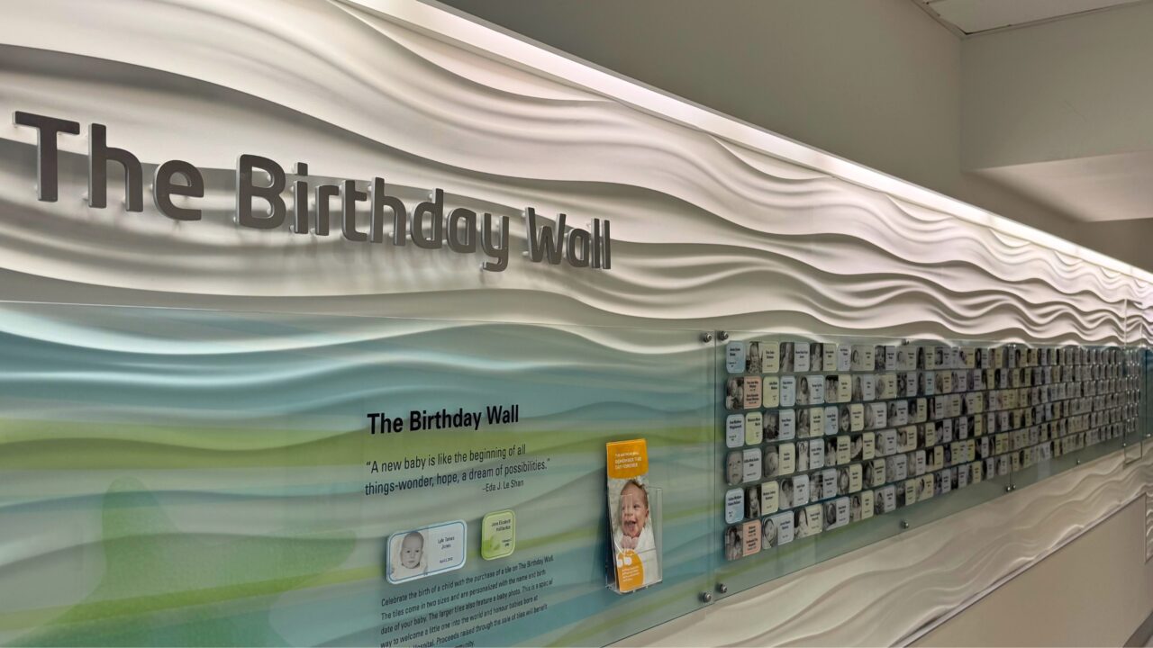 Peace Arch Hospital Foundation Projects: Join Our Birthday Wall with a Baby Tile!