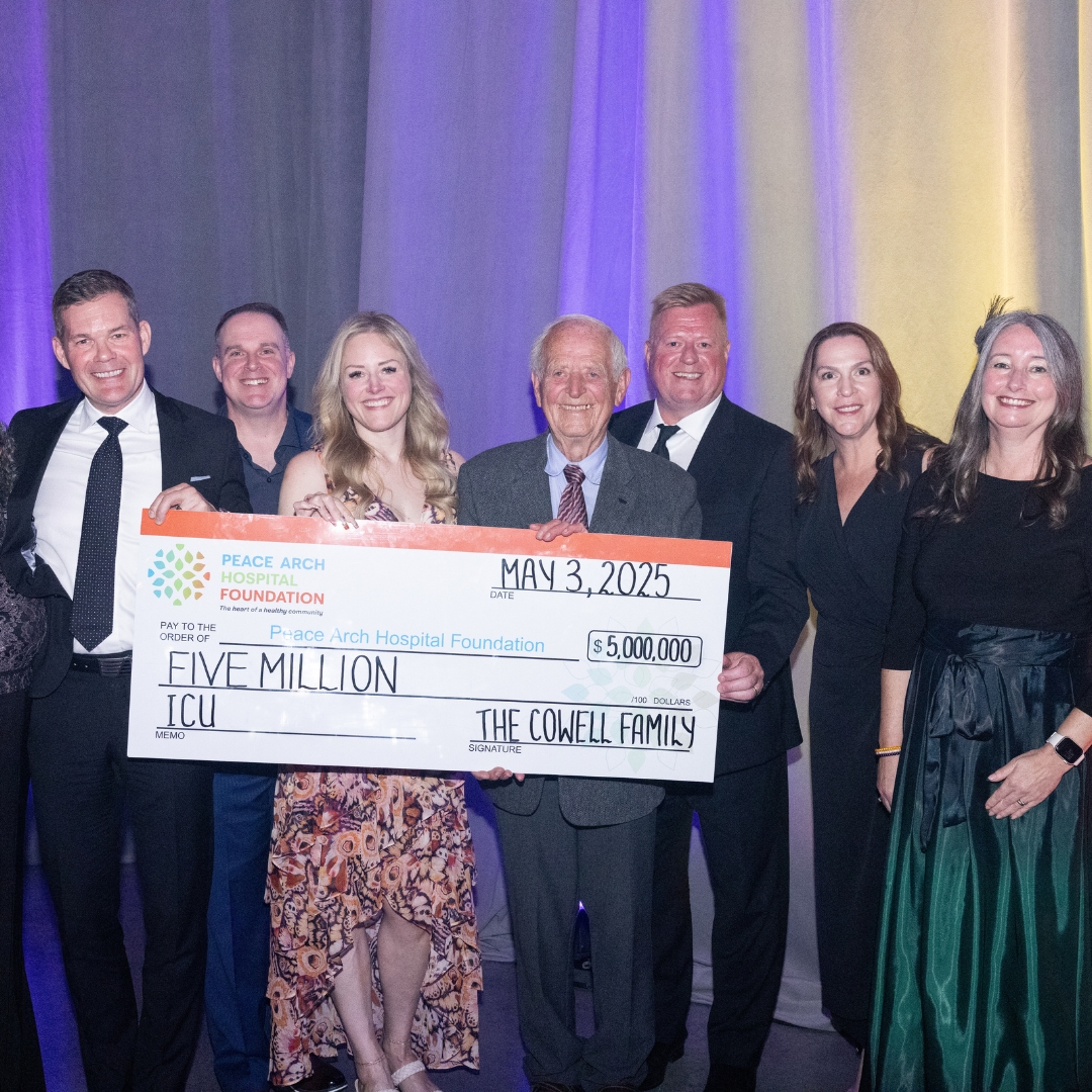 Cowell Family Gifts $5 Million to New ICU at Peace Arch Hospital